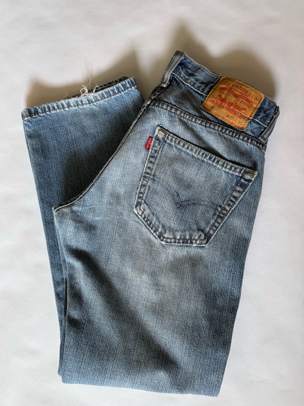 Levi’s 559 Jeans 100% Cotton Relaxed Straight Leg Dad Jeans Men’s 29x30